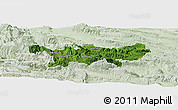 Satellite Panoramic Map of Chilon, lighten