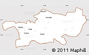 Classic Style Simple Map of Chilon, cropped outside