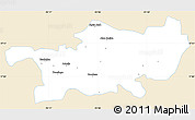 Classic Style Simple Map of Chilon, single color outside