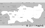 Gray Simple Map of Chilon