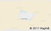 Classic Style 3D Map of Frontera Comalapa, single color outside