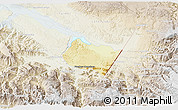 Physical 3D Map of Frontera Comalapa, lighten