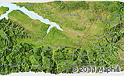 Satellite 3D Map of Frontera Comalapa