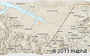 Shaded Relief 3D Map of Frontera Comalapa