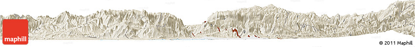 Classic Style Horizon Map of Frontera Comalapa