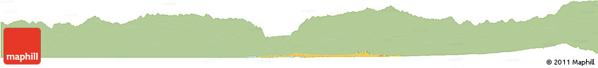 Savanna Style Horizon Map of Frontera Comalapa, single color outside