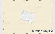 Classic Style Map of Frontera Comalapa, single color outside