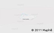 Silver Style Panoramic Map of Frontera Comalapa, single color outside