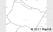 Blank Simple Map of Frontera Comalapa, no labels