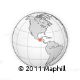 Outline Map of Huixtla