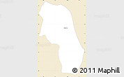 Classic Style Simple Map of La Libertad, single color outside