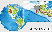 Physical Location Map of Metapa, highlighted country, highlighted parent region
