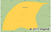 Savanna Style Simple Map of Metapa, single color outside