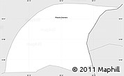 Silver Style Simple Map of Metapa