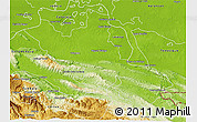 Physical 3D Map of Palenque