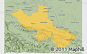 Savanna Style 3D Map of Palenque