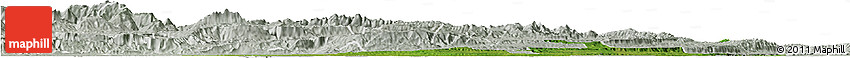 Satellite Horizon Map of Palenque, lighten, semi-desaturated