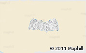 Classic Style 3D Map of Siltepec, single color outside
