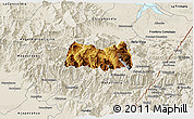 Physical 3D Map of Siltepec, shaded relief outside