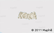 Shaded Relief 3D Map of Siltepec, single color outside