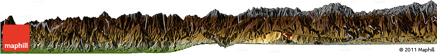 Physical Horizon Map of Siltepec, darken Physical Horizon Map of Siltepec, darken