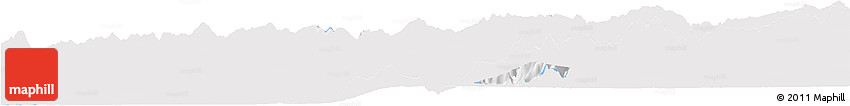 Silver Style Horizon Map of Siltepec, single color outside