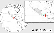 Blank Location Map of Siltepec, highlighted country, highlighted parent region, within the entire country