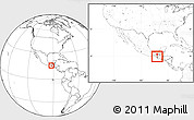 Blank Location Map of Siltepec, highlighted parent region, within the entire country