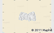 Classic Style Map of Siltepec, single color outside