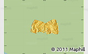 Savanna Style Map of Siltepec, single color outside