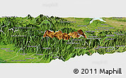 Physical Panoramic Map of Siltepec, satellite outside