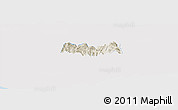 Shaded Relief Panoramic Map of Siltepec, single color outside