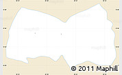 Classic Style Simple Map of Siltepec, single color outside