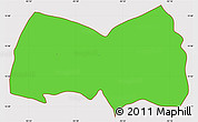 Political Simple Map of Siltepec, cropped outside