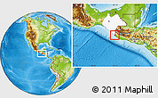 Physical Location Map of Suchiate, highlighted parent region