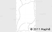 Blank Simple Map of Tuxtla Chico, no labels