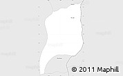 Silver Style Simple Map of Tuxtla Chico