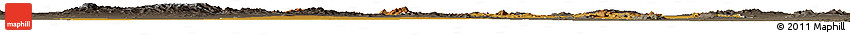 Physical Horizon Map of Ahumada, darken, semi-desaturated