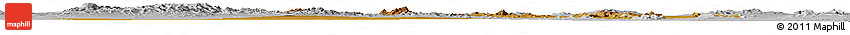 Physical Horizon Map of Ahumada, lighten, desaturated