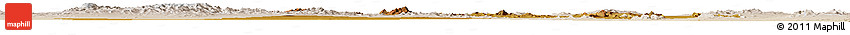 Physical Horizon Map of Ahumada, lighten