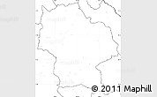 Blank Simple Map of Ahumada, no labels