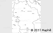 Blank Simple Map of Ahumada