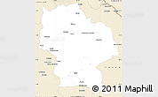 Classic Style Simple Map of Ahumada