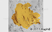 Physical 3D Map of Aldama, lighten, desaturated