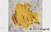 Physical 3D Map of Aldama, lighten, semi-desaturated