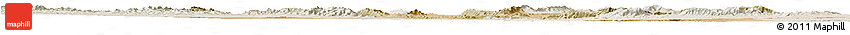 Satellite Horizon Map of Aldama, lighten