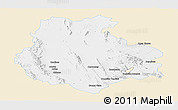 Classic Style Panoramic Map of Aldama, single color outside