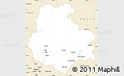 Classic Style Simple Map of Aldama