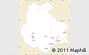 Classic Style Simple Map of Aldama, single color outside