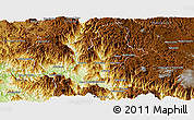 Physical Panoramic Map of Batopilas